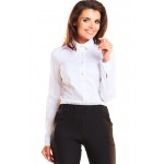 Camasa alba office dama Slim Fit A245 Camasa alba office dama Slim Fit A245