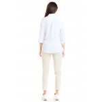 Pantaloni bej casual-sport trei sferturi Pantaloni bej casual-sport trei sferturi