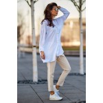 Pantaloni bej casual-sport trei sferturi Pantaloni bej casual-sport trei sferturi