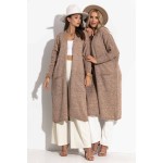 Cardigan elegant sic stilat dama cappuccino