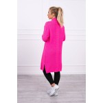 Cardigan dama lung neon roz