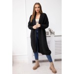 Cardigan graphite lung de dama Cardigan graphite lung de dama