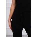 Compleu 3 piese pantaloni, pulover si top negru Compleu 3 piese pantaloni, pulover si top negru