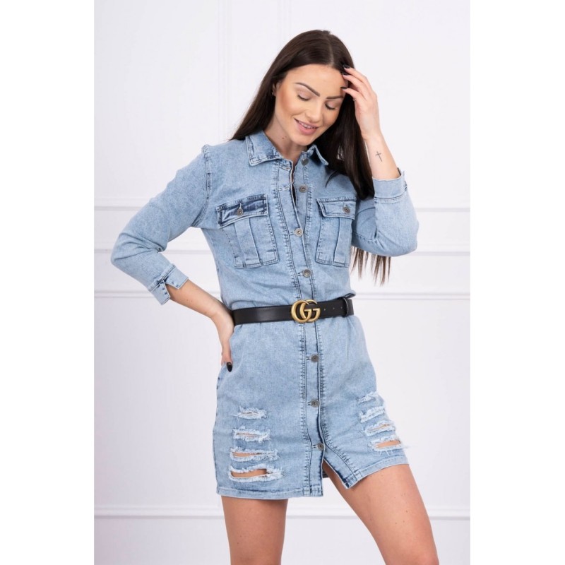 Rochie de blugi stil camasa Rochie de blugi stil camasa
