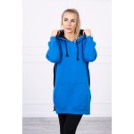 Hanorac hoodie dama gros blue