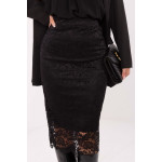 Fusta dantela neagra midi Fusta dantela neagra midi