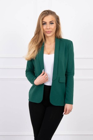 Sacou de dama verde-inchis Lemoniade