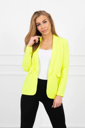 Sacou de dama galben-neon Lemoniade