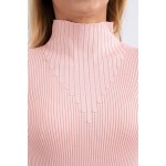 Bluza casual roz tricotata dama