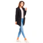 Sacou casual-sport negru cu colturi Sacou casual-sport negru cu colturi