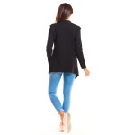 Sacou casual-sport negru cu colturi Sacou casual-sport negru cu colturi
