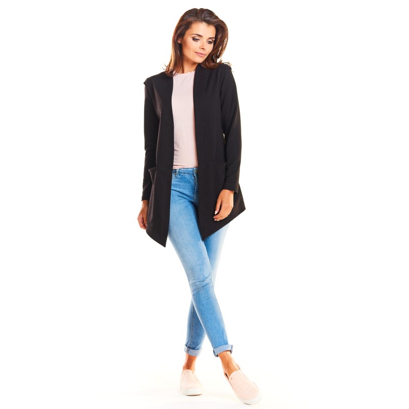 Sacou casual-sport negru cu colturi Sacou casual-sport negru cu colturi